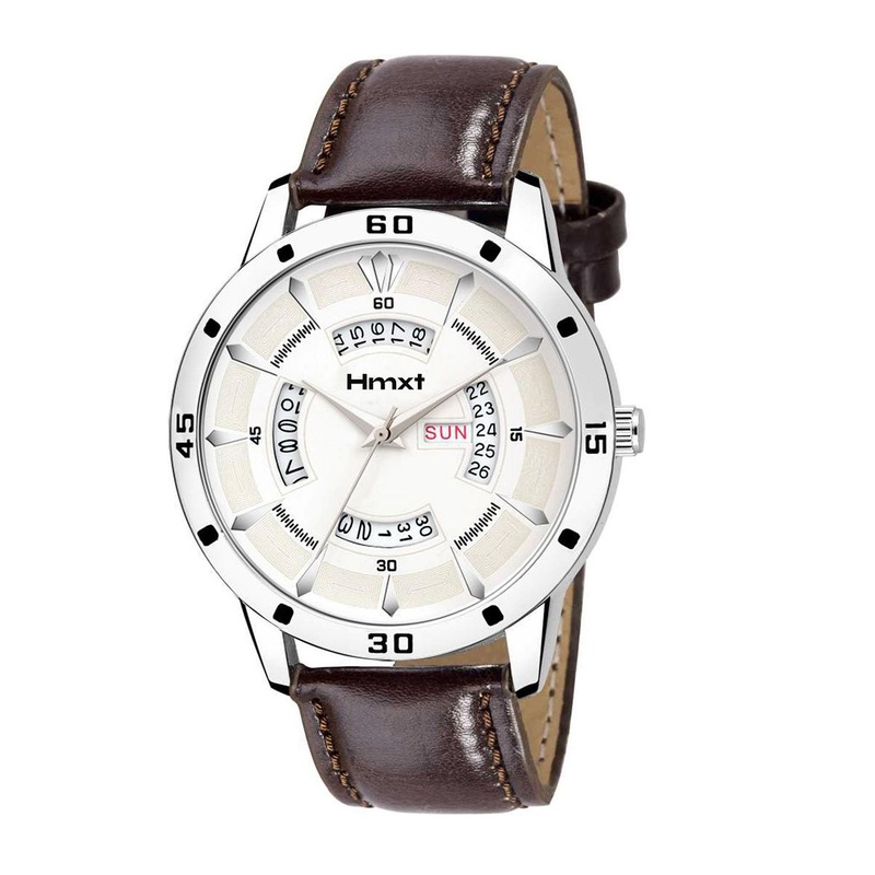 HMXT Men Dial & Leather Straps Analogue Watch HMXT-25
