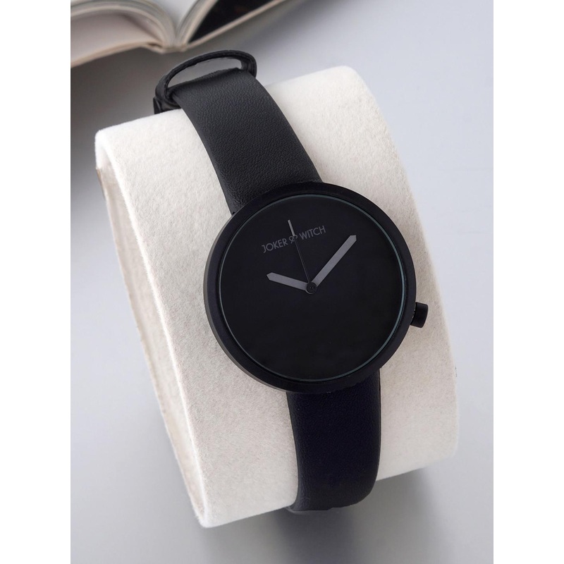 JOKER & WITCH Men Patterned Dial & Black Bracelet Style Straps Analogue Watch AMWW718