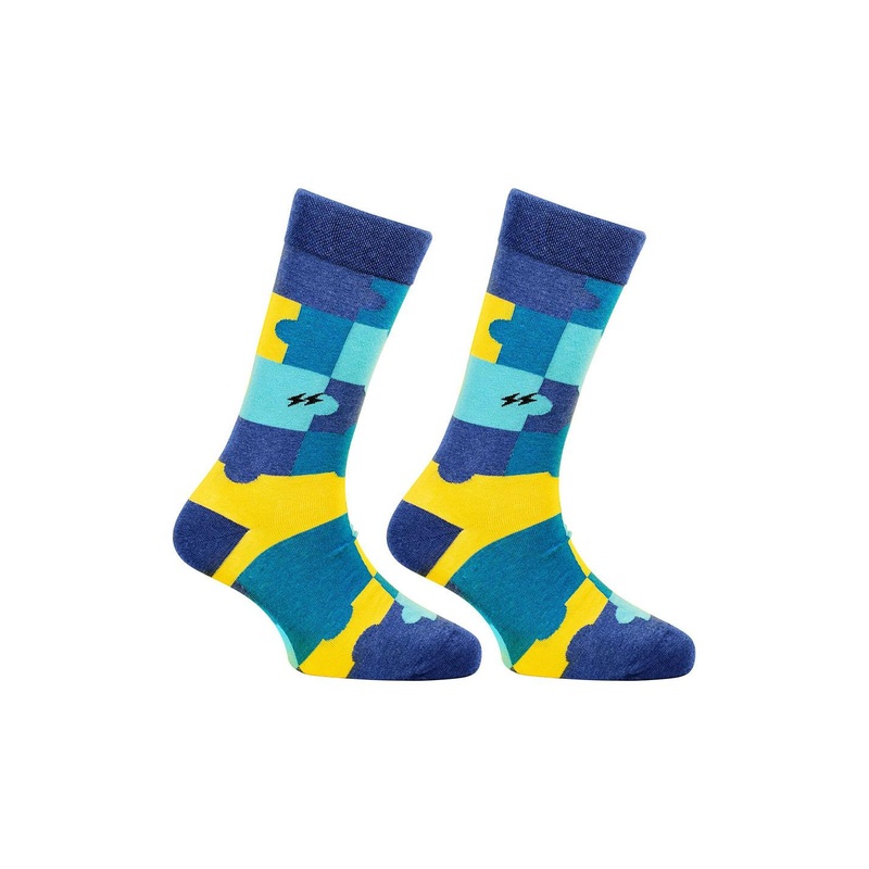 Papa Socks Unisex Printed Anti-Bacterial Calf-Length Socks