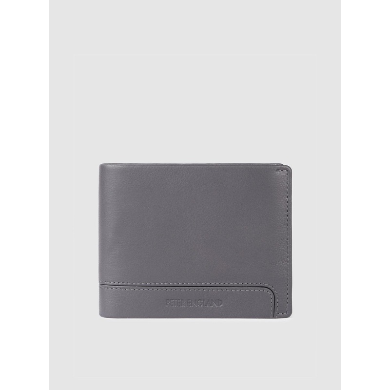 Peter England Men Leather Two Fold Wallet