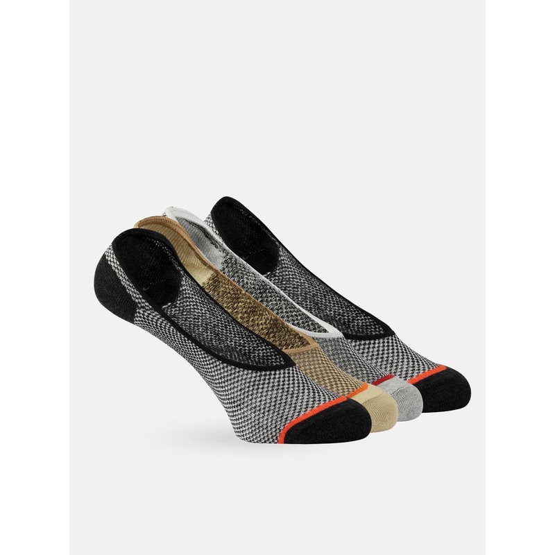 Roadster Men Pack of 4 Patterned Shoe Liners