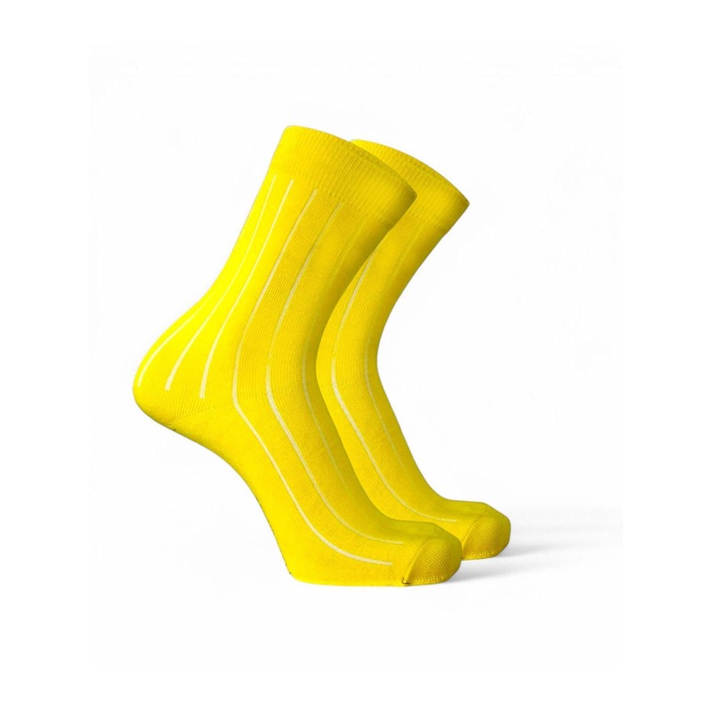 Sockscarving Men Organic Cotton Calf Length Socks