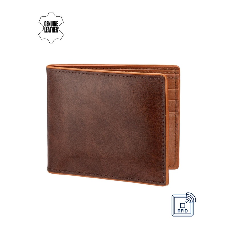 Teakwood Leathers Men Brown Genuine Leather Wallet