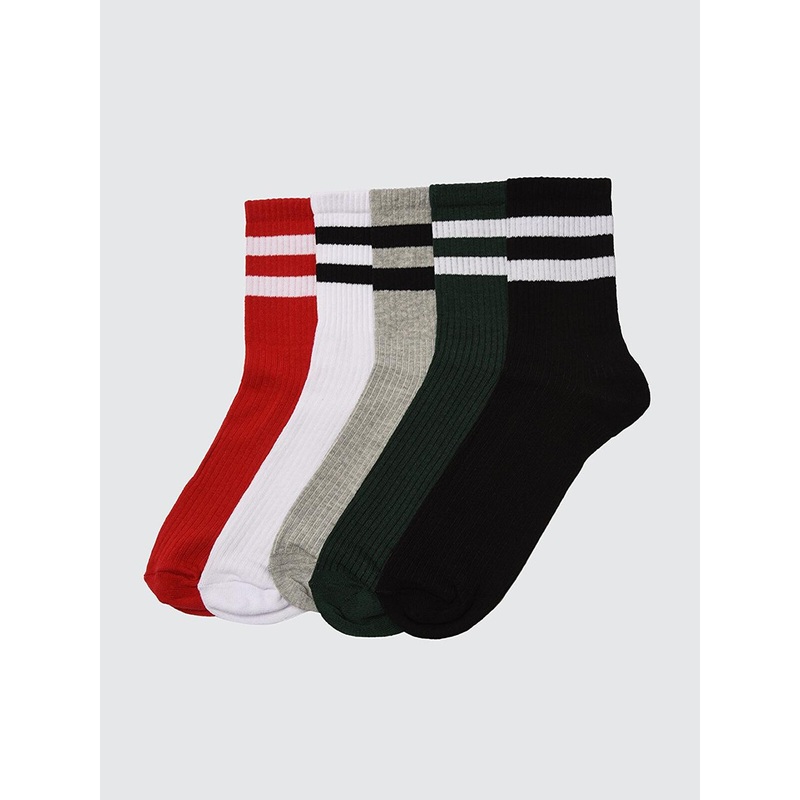 Trendyol Men Pack of 5 Striped Socks