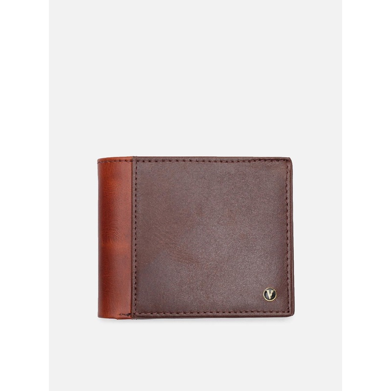 Van Heusen Colourblocked Leather Two Fold Wallet
