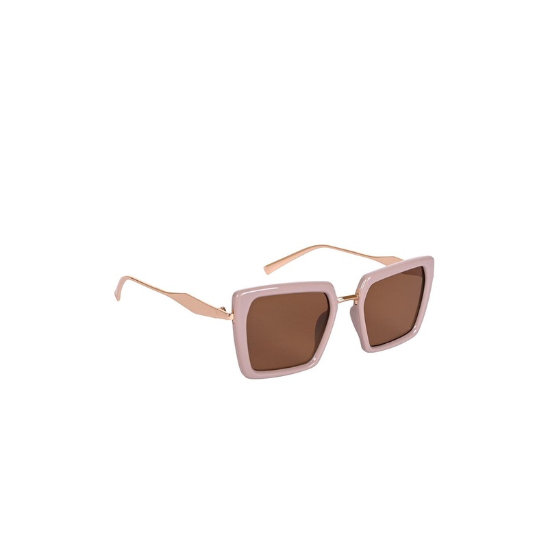 AISLIN Unisex Square Sunglasses with UV Protected Lens ES_13362-90-AS-3226