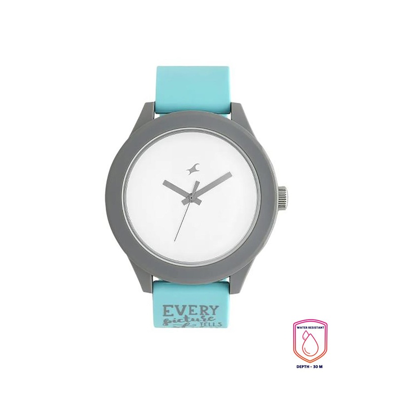 Fastrack Unisex White Analogue Watch 38003PP22