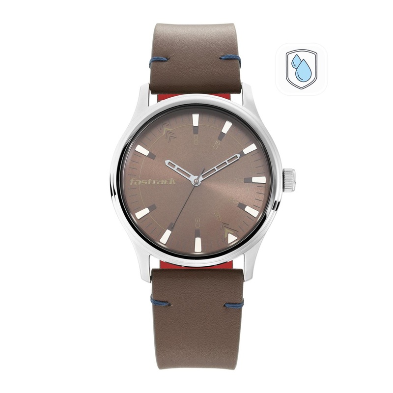 Fastrack Valentine Men Brown Analogue watch 3236SL03
