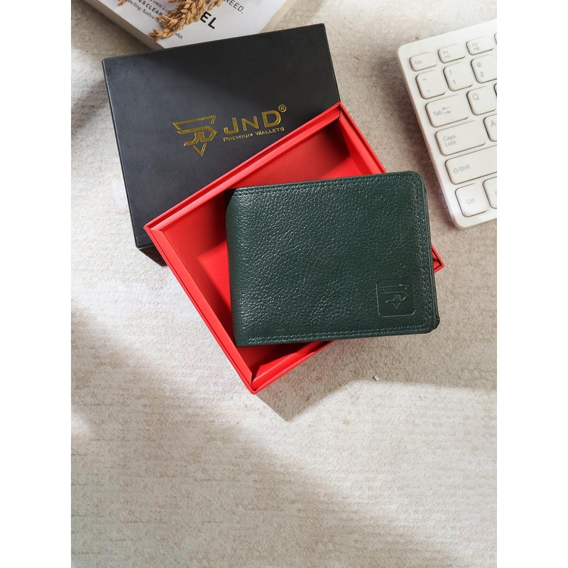 JND Men Leather Two Fold Wallet