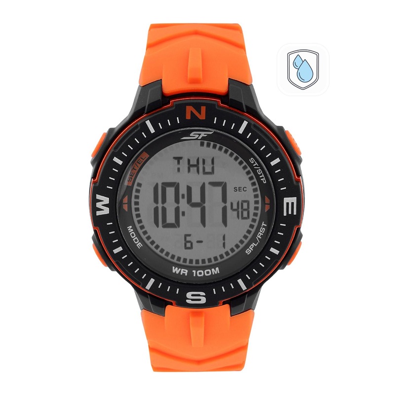 Sonata Men Regular Straps Digital Multi Function Watch 77095PP02