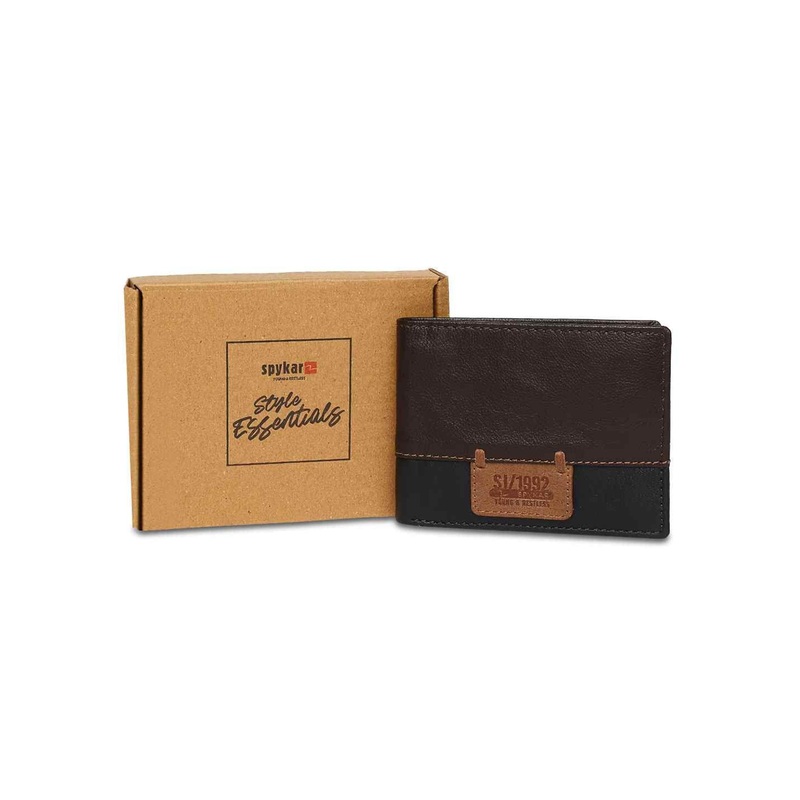 SPYKAR Men Leather Two Fold Wallet