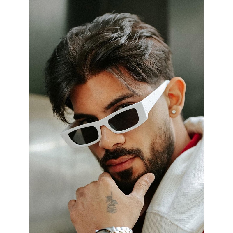 Urban Scissors Unisex Rectangle Sunglasses with UV Protected Lens HIPHOP-SUN