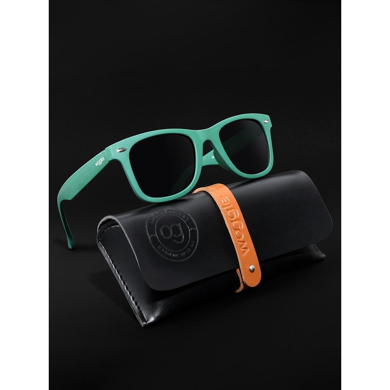 Woggles Unisex Full Rim Wayfarer Sunglasses with Polarized Lens WOWF-02-M08-1059-M