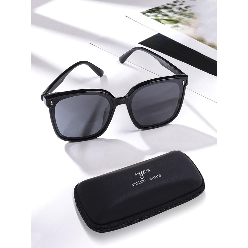 Yellow Chimes Unisex Square Sunglasses with Polarised & UV Protected Lens YCFJSG-004SNGLS