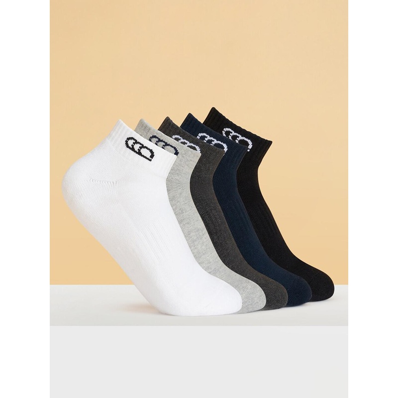 Ajile by Pantaloons Men Pack Of 5 Ankle Length Socks