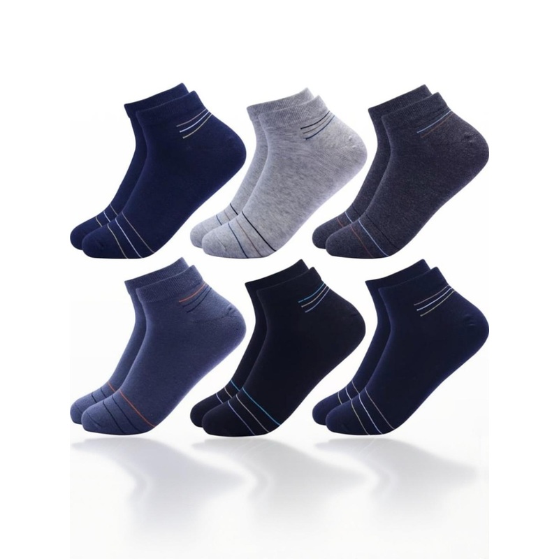 Akeeta Unisex Pack of 6 Ankle Length Socks