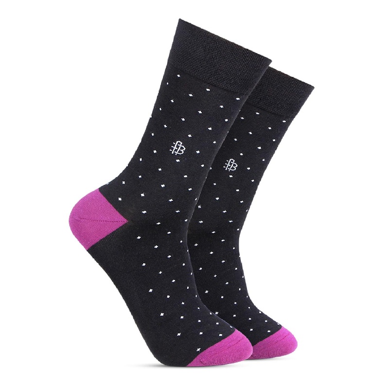 Bonjour Men Black Formal Socks