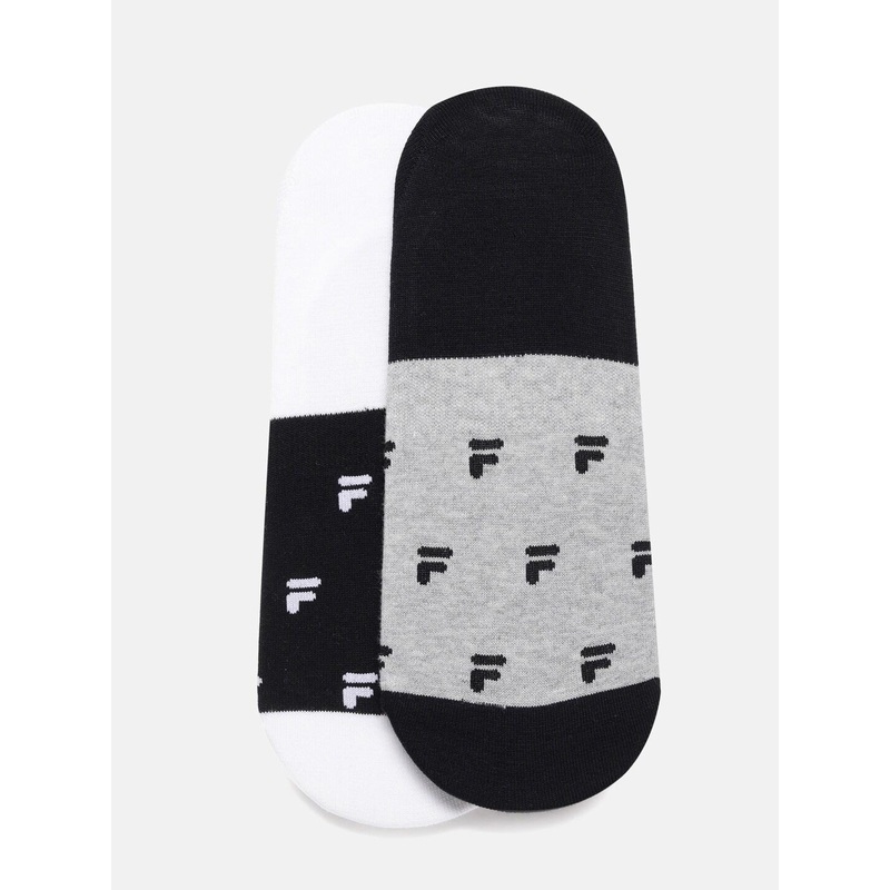 FILA Jessi 1 Men Pack Of 2 Patterned Shoe Liners Socks