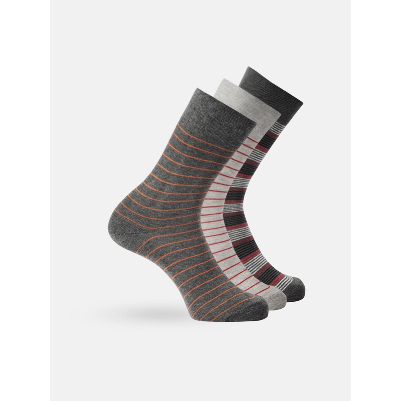 Mast & Harbour Men Set of 3 Above Ankle-Length Socks