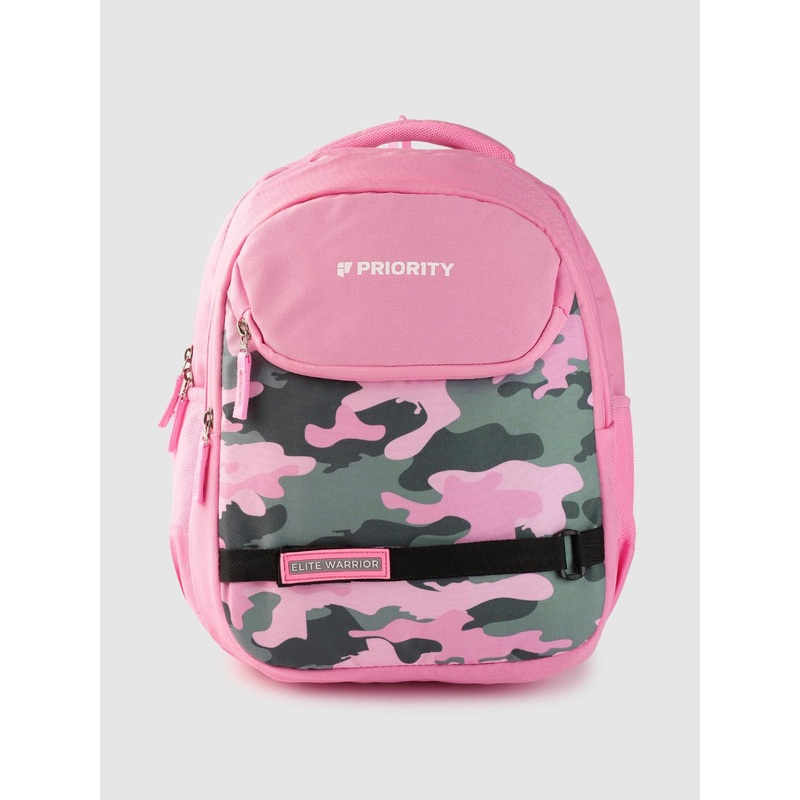 Priority Unisex Camouflage Printed Backpack-27L