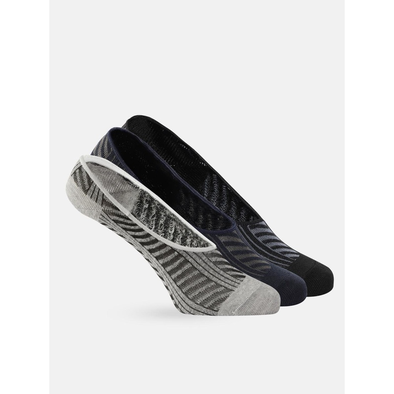 Roadster Men Pack of 3 Patterned Shoe Liners