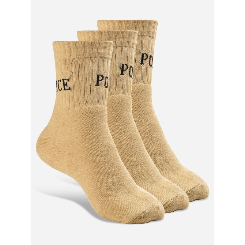 Texlon Men Pack Of 3 Patterned Calf-Length Socks