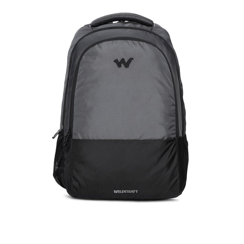 Wildcraft Unisex Grey & Black Promo A Solid Backpack