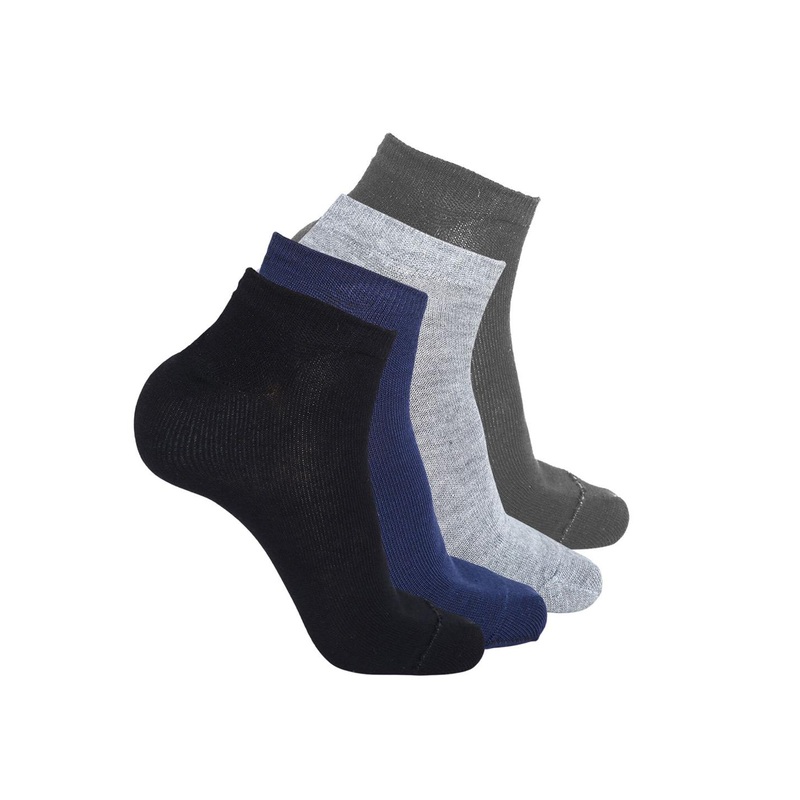 BAESD Unisex Pack Of 4 Ankle-Length Socks