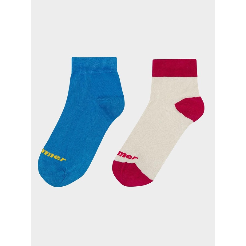 bummer Pack Of 2 Patterned Ankle Length Socks
