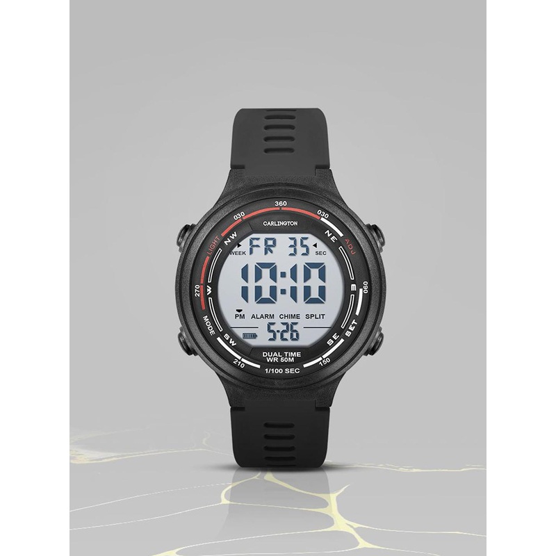 CARLINGTON Men Dial & Straps Digital Multi Function Watch Endurance 9120 Black