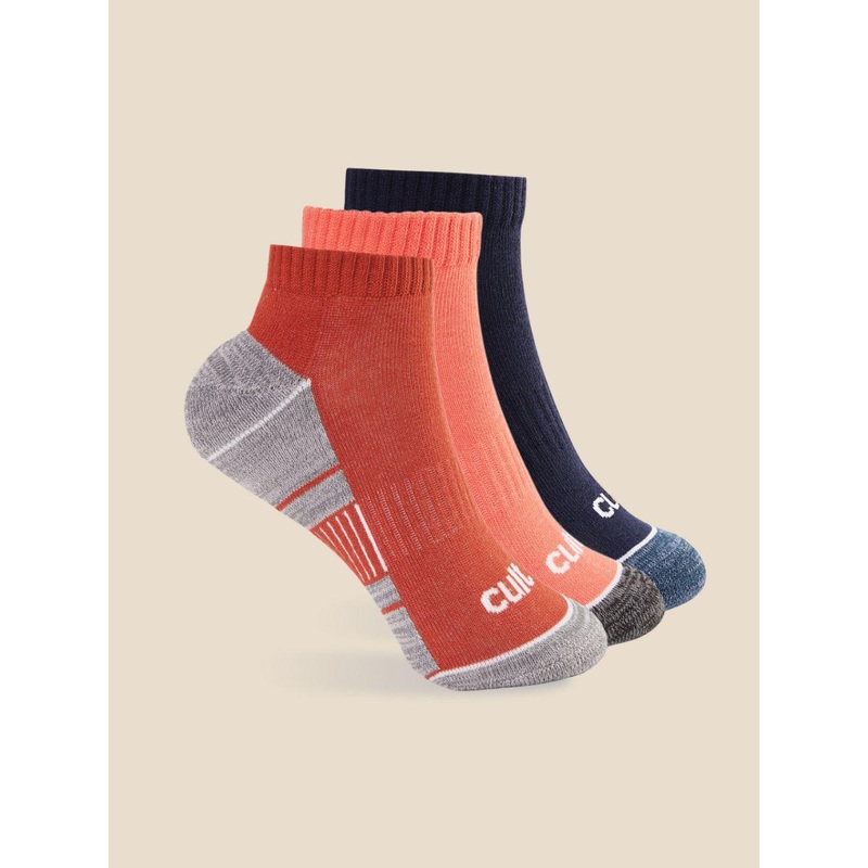 CULT Women Pack Of 3 Patterned Ankle Length Socks