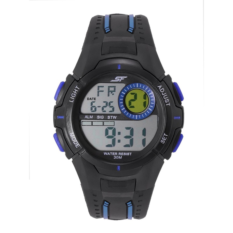 Sonata Men Black SF Essentials Digital Watch 77112PP04