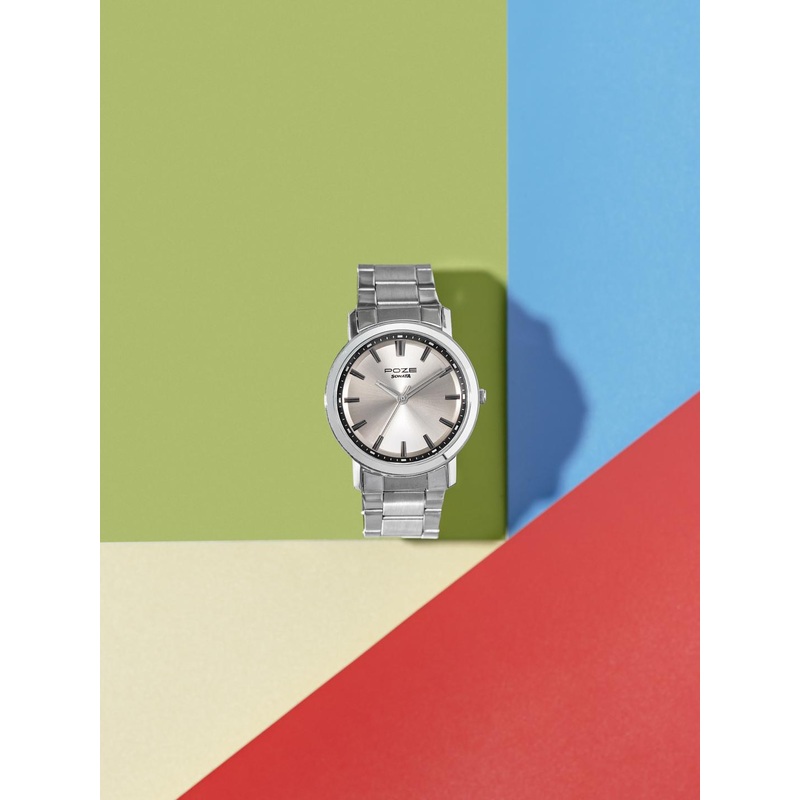 Sonata Men Embellished Dial & Stainless Steel Bracelet Style Analogue Watch SP70074SM01