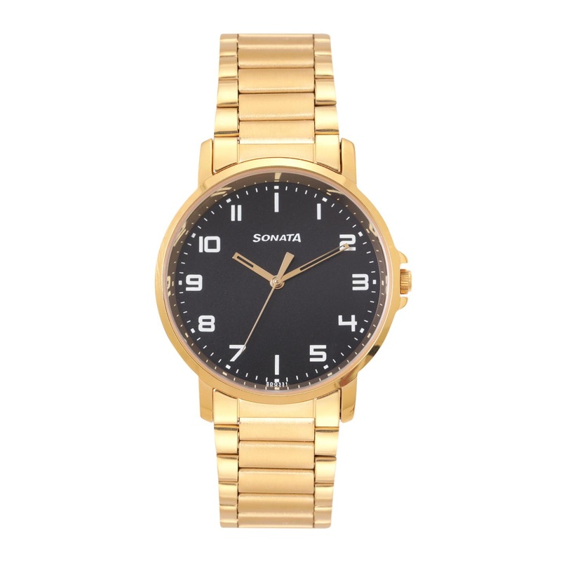 Sonata Men Stainless Steel Dial & Analogue Watch 77083YM07