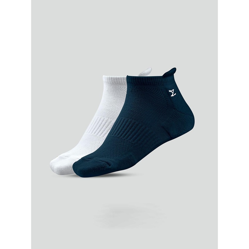 XYXX Men Pack Of 2 Ankle Length Cotton Socks