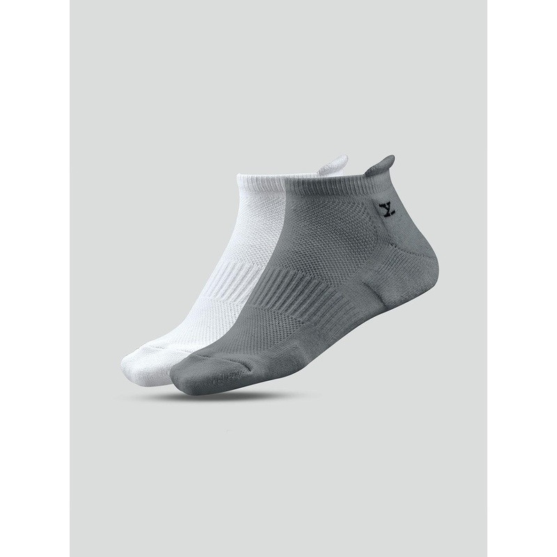 XYXX Men Pack Of 2 Cotton Ankle-Length Socks