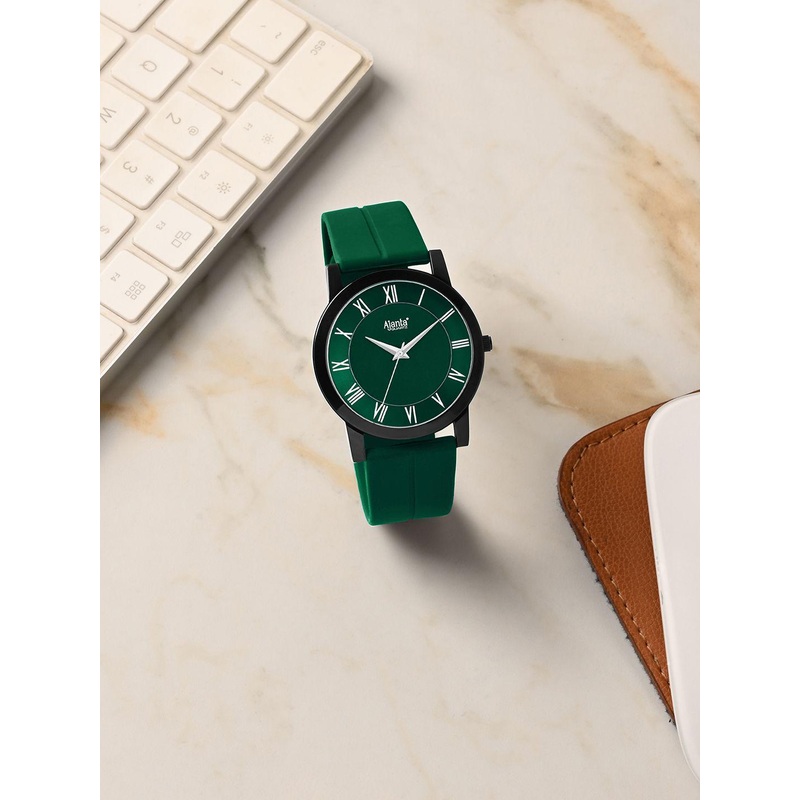 Ajanta Quartz Men Solid Dial & Straps Analogue Watch AWC131ESL 3