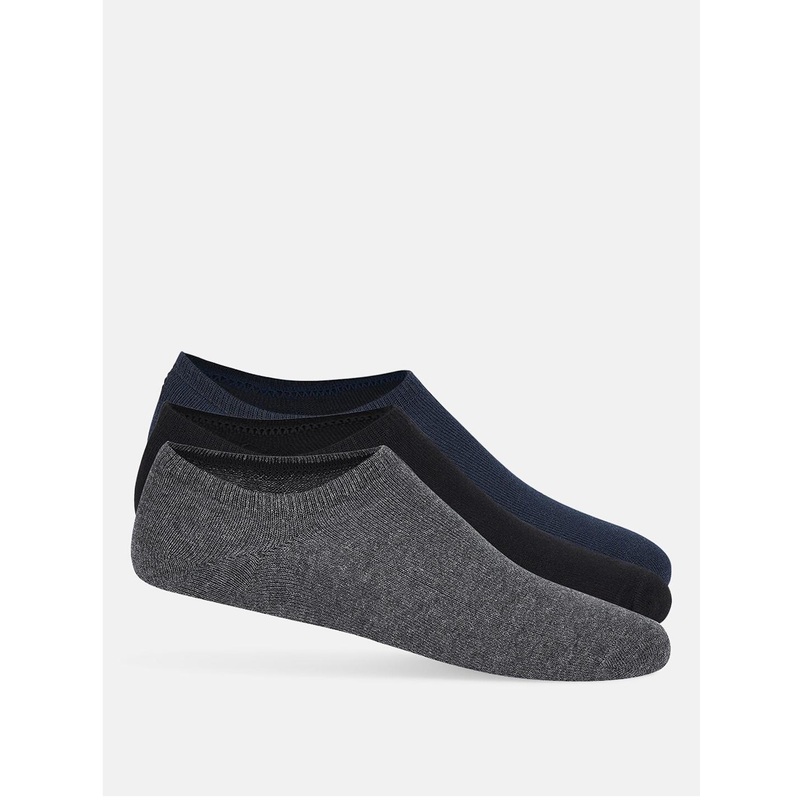 Ajile by Pantaloons Men Pack Of 3 Assorted Shoe Liners
