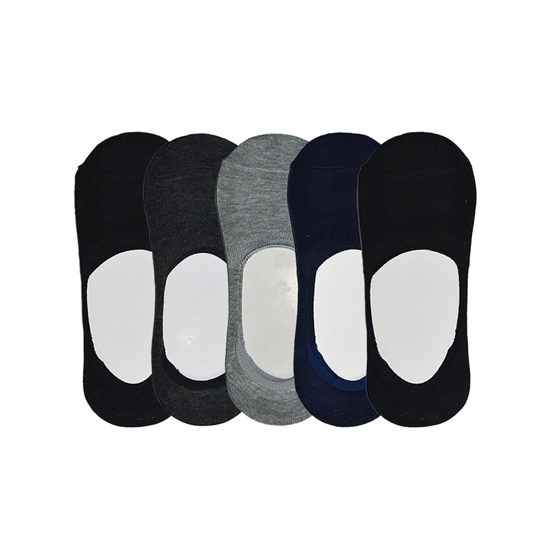 BAESD Unisex Pack Of 5 Shoe-Liner Socks