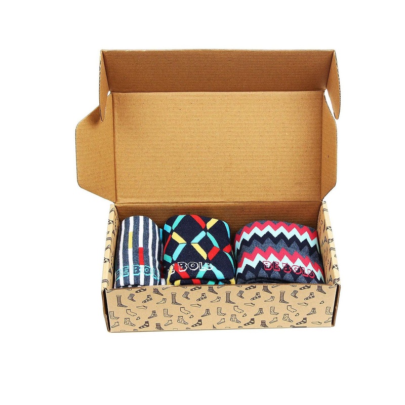 Bonjour Men Pack of 3 Assorted Above Ankle-Length Socks