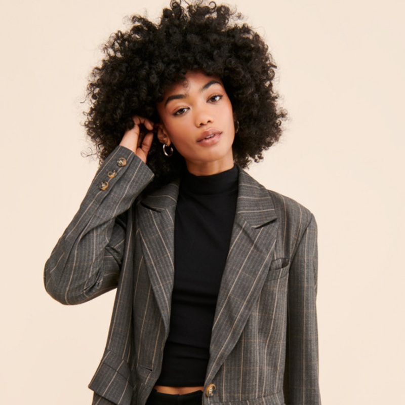 Charlotte Oversized Printed Blazer