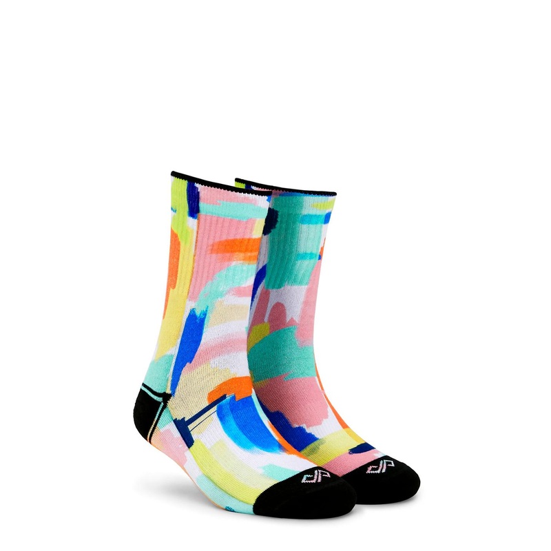 Dynamocks Unisex Multicolour Fresco Crew Length Socks
