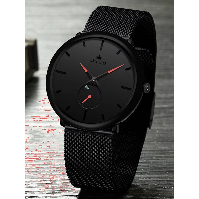 EMPERO Men Stainless Steel Bracelet Style Straps Analogue Chronograph Watch EAB303