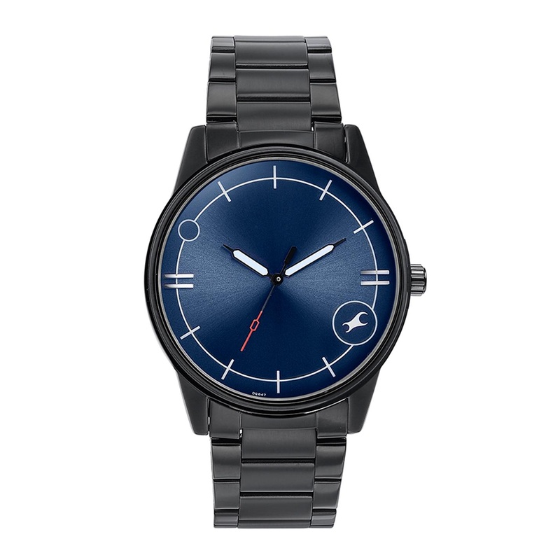 Fastrack Men Grace Bracelet Style Analogue Watch 3305NM03-Black