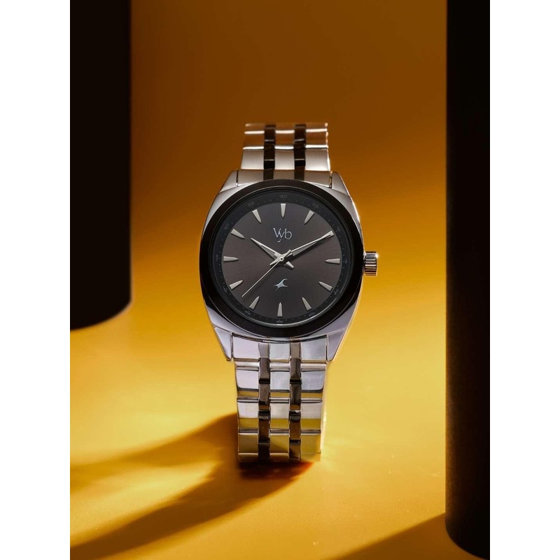Fastrack Men Vyb Arcane Dial & Bracelet Style Straps Analogue Watch FV30007KM01W