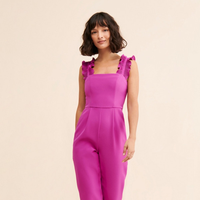 Jaylee Ruffle Strap Jumpsuit