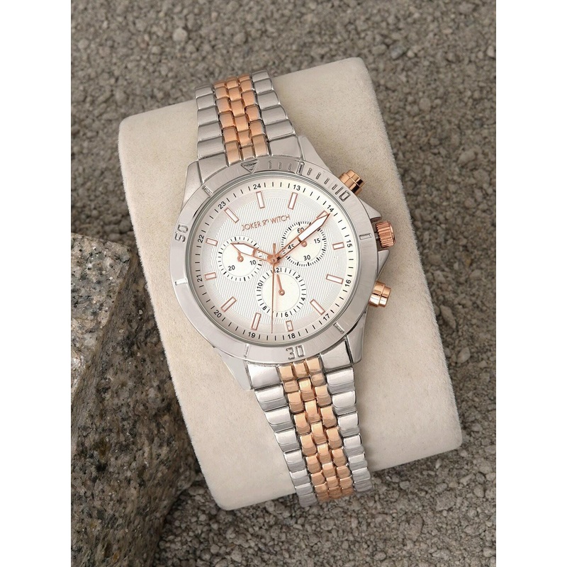 JOKER & WITCH Men Embellished Dial & Bracelet Style Straps Analogue Watch AMWW679