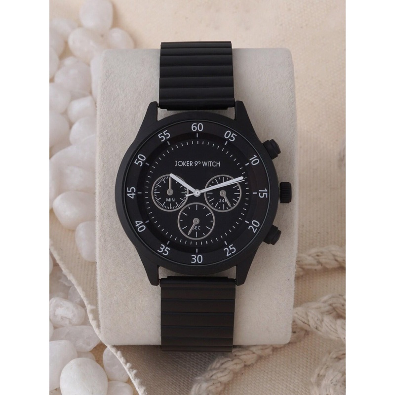 JOKER & WITCH Men Stainless Steel Textured Straps Analogue Watch AMWW706