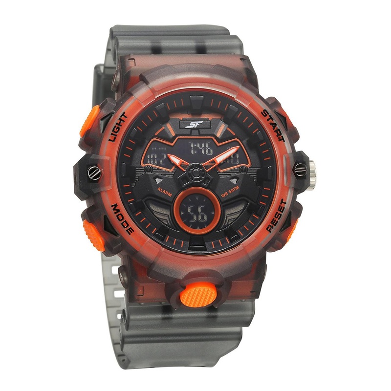 Sonata Men Dial & Straps Analogue and Digital Watch 77138PP05W