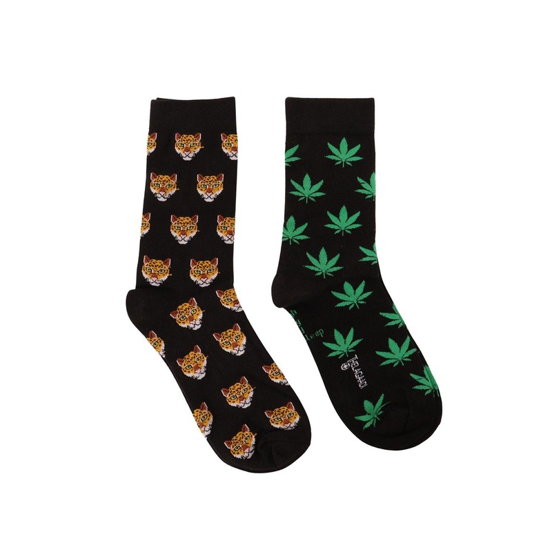 Thela Gaadi Pack Of 2 Printed Calf-Length Socks